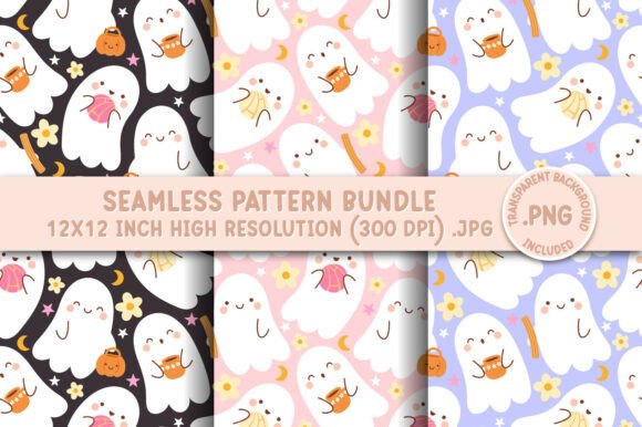 Explore the Magic of Pan Dulce Pantasmas Seamless Pattern for Creative Projects
