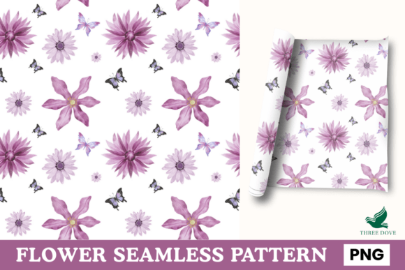 Flower Seamless Pattern - 01