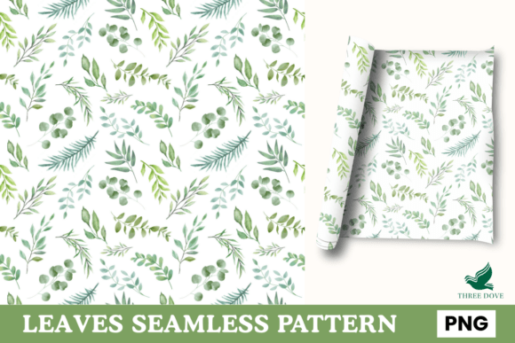 Leaf Seamless Pattern - 09: A Versatile Digital Asset for Creative Projects